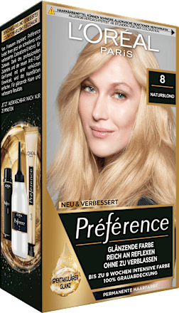 Haarfarbe 8 California Naturblond L'ORÉAL PARiS PRÉFÉRENCE