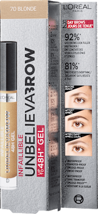 Augenbrauengel Infaillible Unbelieva Brow 48H 7.0 Blonde L'ORÉAL PARiS