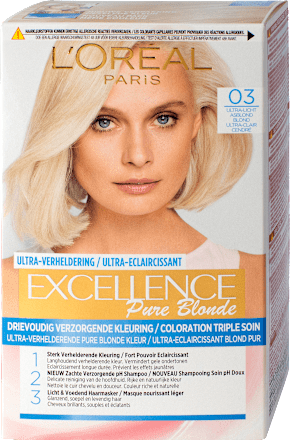 Boja za kosu - 03 Ultra-Light Ash Blonde  L'ORÉAL PARiS EXCELLENCE Creme
