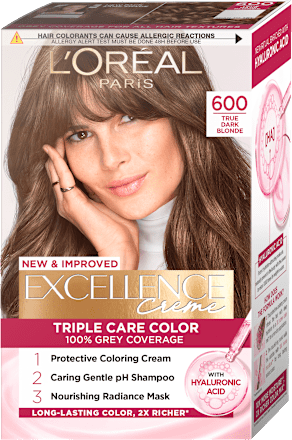 Boja za kosu - 600 TRUE DARK BLONDE L'ORÉAL PARiS EXCELLENCE Creme