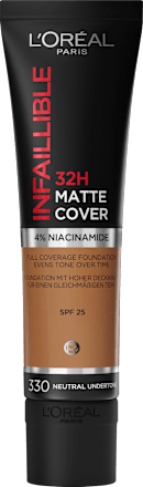 Foundation Infaillible 32H Matte Cover 330 Noisette/Hazelnut L'ORÉAL PARiS