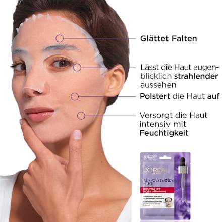 Tuchmaske Revitalift Filler aufpolsternd	 L'ORÉAL PARiS REVITALIFT