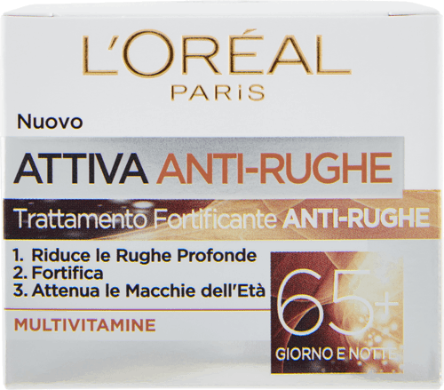 Crema attiva anti-rughe multivitamine 65+ L'ORÉAL PARiS