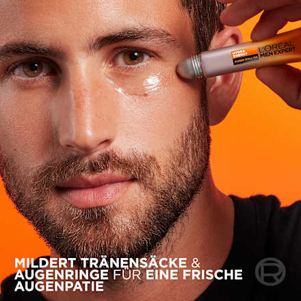 Augen Roll-on Hydra Energy, Koffein + Vitamin C L'ORÉAL PARiS MEN EXPERT