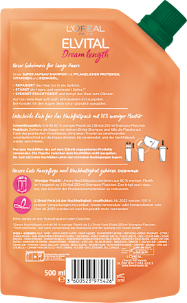 Dream Length Super Aufbau Shampoo Nachfüllpack L'ORÉAL PARiS ELVITAL