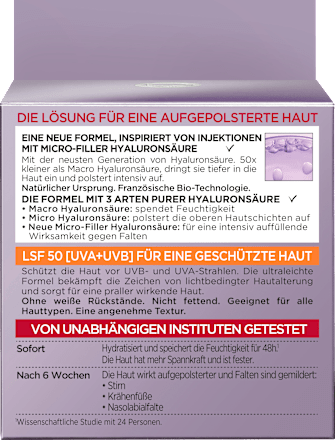 Anti Age Gesichtscreme Revitalift Filler LSF 50 L'ORÉAL PARiS