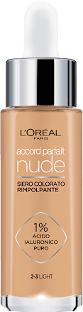 Siero colorato rimpolpante Accord Parfait nude - n. 2-3 Light L'ORÉAL PARiS