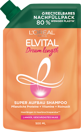 Dream Length Super Aufbau Shampoo Nachfüllpack L'ORÉAL PARiS ELVITAL