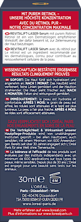 Anti Falten Nachtserum Revitalift Laser mit Retinol L'ORÉAL PARiS