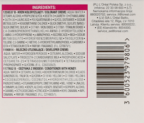 Farba do włosów 618 Waniliowa Mokka L'ORÉAL PARiS CASTING Crème Gloss
