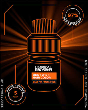 One-Twist Haarfarbe - Nr. 03 Dunkelbraun L'ORÉAL PARiS MEN EXPERT