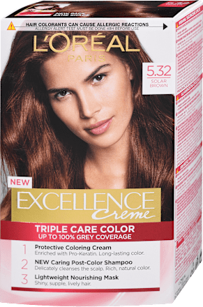 Boja za kosu - 5.32 Solar Brown L'ORÉAL PARiS EXCELLENCE Creme