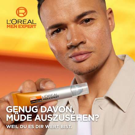 Augen Roll-on Hydra Energy, Koffein + Vitamin C L'ORÉAL PARiS MEN EXPERT
