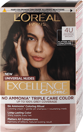 Boja za kosu Universal Nudes – 4U Universal Brown L'ORÉAL PARiS EXCELLENCE Creme