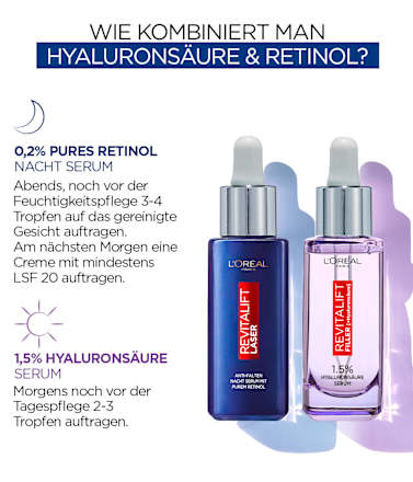 Anti Falten Nachtserum Revitalift Laser mit Retinol L'ORÉAL PARiS
