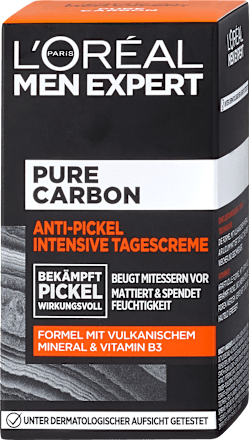Pure Carbon Anti-Pickel Intensive Tagescreme L'ORÉAL PARiS MEN EXPERT
