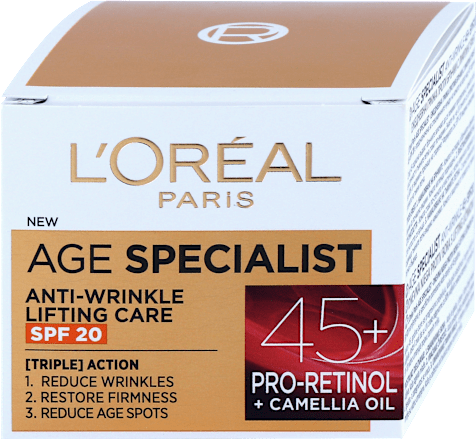 Age Specialist dnevna krema za lice SPF 20, 45+ L'ORÉAL PARiS AGE PERFECT