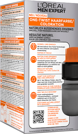 One-Twist Haarfarbe - Nr. 03 Dunkelbraun L'ORÉAL PARiS MEN EXPERT