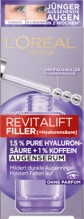 Augenserum Revitalift Filler Hyaluron + Koffein L'ORÉAL PARiS REVITALIFT