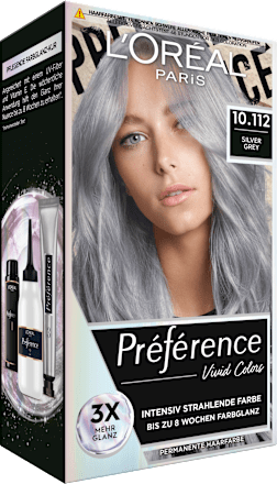 Haarfarbe Vivid Colors 10.112 Silver Grey L'ORÉAL PARiS PRÉFÉRENCE