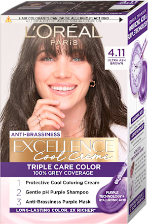 Boja za kosu – 4.11 Ultra Ash Brown L'ORÉAL PARiS EXCELLENCE Creme