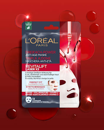 Tuchmaske Anti Age Dreifach-Power L'ORÉAL PARiS