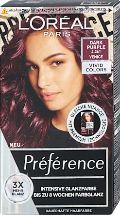 Vivid Colors Intensive Glanzfarbe - Nr. 4.261 Dark Purple L'ORÉAL PARiS PRÉFÉRENCE