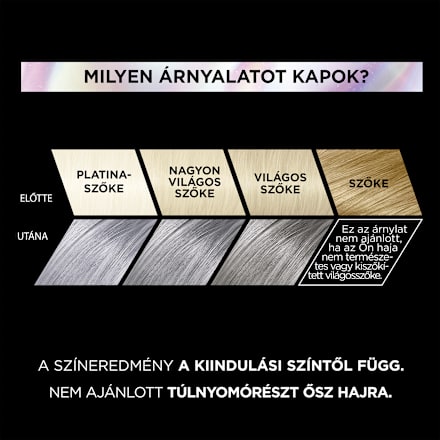 Tartós hajfesték, silver grey 10.112 L'ORÉAL PARiS PRÉFÉRENCE