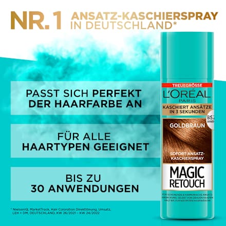 Ansatzspray Goldbraun L'ORÉAL PARiS MAGIC RETOUCH