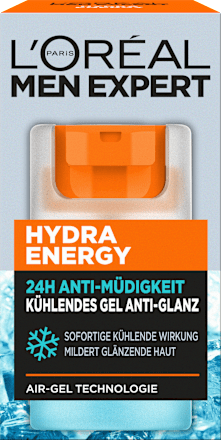 Hydra Energy 24H Anti-Müdigkeit Kühlendes Gel Anti-Glanz L'ORÉAL PARiS MEN EXPERT