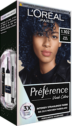 Haarfarbe Vivid Colors 1.102 Blue Black L'ORÉAL PARiS PRÉFÉRENCE
