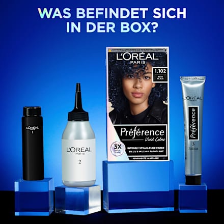Haarfarbe Vivid Colors 1.102 Blue Black L'ORÉAL PARiS PRÉFÉRENCE