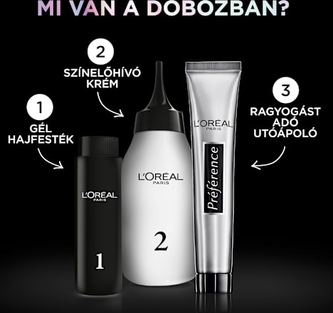 Tartós hajfesték, bright red 8.624 L'ORÉAL PARiS PRÉFÉRENCE