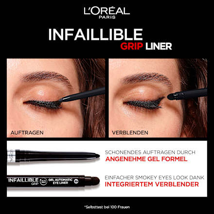Gel Eyeliner Infallible Automatic Grip 03Taupe Grey L'ORÉAL PARiS