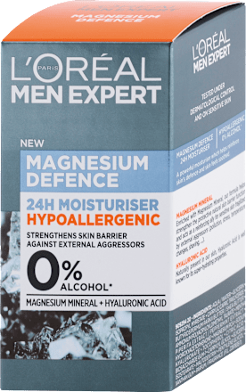Denný pleťový krém Magnesium Defence Hypoallergenic L'ORÉAL PARiS MEN EXPERT