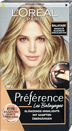 Les Balayage Highlights für Hellblondes bis Dunkelblondes Haar L'ORÉAL PARiS PRÉFÉRENCE