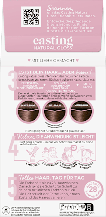 Intensivtönung Natural Gloss 523 Haselnuss Hellbraun  L'ORÉAL PARiS CASTING Crème Gloss