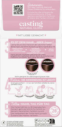 Intensivtönung Natural Gloss 423 Kastanienbraun  L'ORÉAL PARiS CASTING Crème Gloss