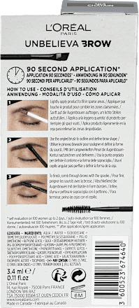 UNBELIEVA BROW gel za obrve - 104 Chatain L'ORÉAL PARiS
