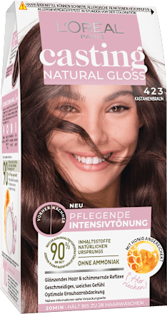 Intensivtönung Natural Gloss 423 Kastanienbraun  L'ORÉAL PARiS CASTING Crème Gloss
