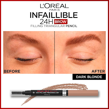 tužka na obočí Infaillinble Brows 24H Filling 06 Dark Blonde L'ORÉAL PARiS