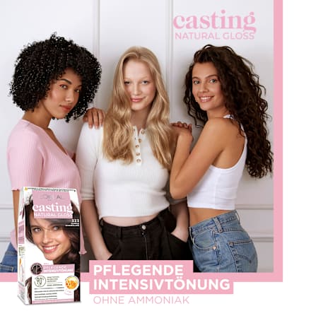 Intensivtönung Natural Gloss 323 Dunkle Schokolade  L'ORÉAL PARiS CASTING Crème Gloss