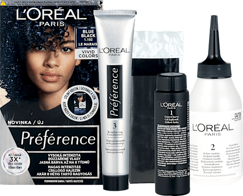 Farba na vlasy Vivid Colors - 1.102 Blue Black Le Marais L'ORÉAL PARiS PRÉFÉRENCE