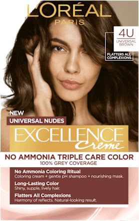 Boja za kosu Universal Nudes – 4U Universal Brown L'ORÉAL PARiS EXCELLENCE Creme