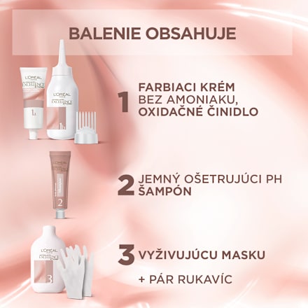 Farba na vlasy Universal Nudes - 3U tmavá hnedá L'ORÉAL PARiS EXCELLENCE Creme