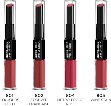 Lippenstift Infaillible 2-Step 804 Metro Proof Rose L'ORÉAL PARiS