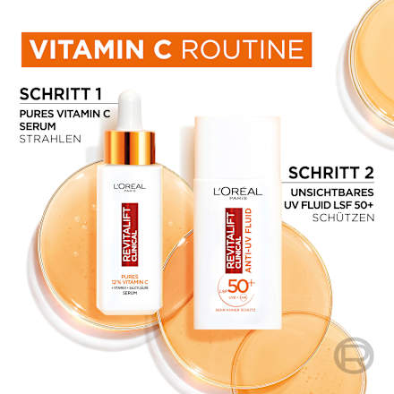 Gesichtsfluid Revitalift Clinical, Vitamin C, LSF 50+ L'ORÉAL PARiS REVITALIFT