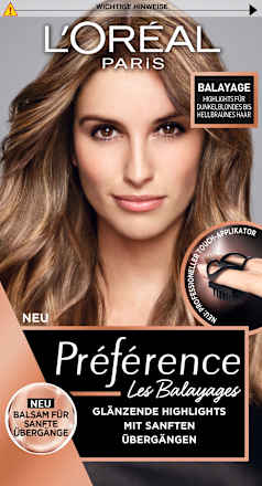 Balayage Strähnchen-Set für dunkelblondes bis hellbraunes Haar L'ORÉAL PARiS PRÉFÉRENCE