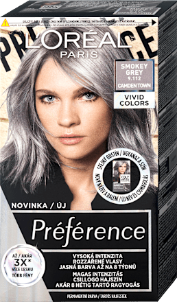Farba na vlasy Vivid Colors - 9.112 Smokey Grey Camden Town L'ORÉAL PARiS PRÉFÉRENCE