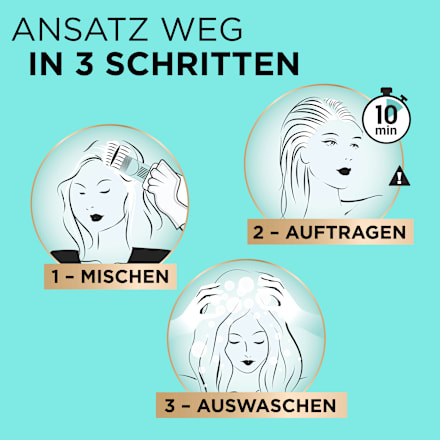 Ansatzset zur Abdeckung von grauem Haar, 5 Braun L'ORÉAL PARiS MAGIC RETOUCH